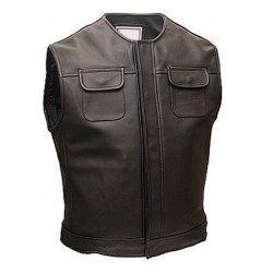 Leather Vest Mens